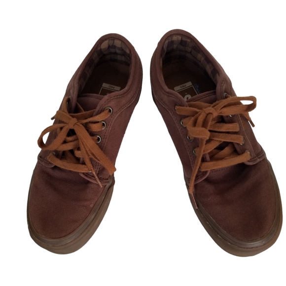 Vans Other - Vans Off The Wall Skateboard PRO Men's Shoes Size 6.5 Brown